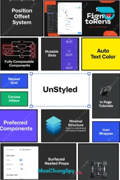 UnStyled Headless Figma UI Kit